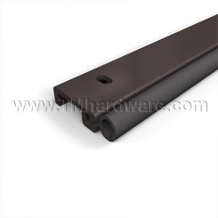 NGP 152S Door Gasket, .625" Aluminum Casing with .1875" Silicone Bulb Seal