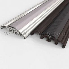 Pemko #250V Adjustable Vinyl Top Threshold, 4” W, 1.125” - 1.375” H