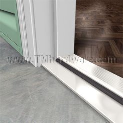 Pemko #8451-Q Fixed Threshold, 4.625" Aluminum with Kerf-in Foam Seal for Outswing Door, 1” H