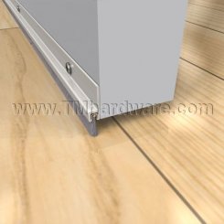 Pemko #18041 Door Sweep, .75" Aluminum Casing with .375" Nylon or Soft Brush