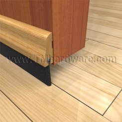 Pemko #18100WNB36 Door Sweep, 1" Oak Casing with .938" Nylon Brush, 36" Length