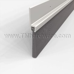 Door Bottom Sweep, Clear Anodized Aluminum