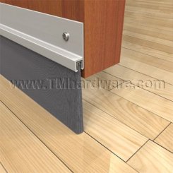 Pemko #18250 Door Sweep, 1.375" Aluminum Casing with 2.5" Nylon Brush