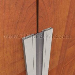 Pemko #29324MS Meeting Stile, .875" Aluminum with Snap-On Cover, .375" Brush
