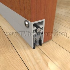 Pemko #4301NB Automatic Door Bottom, Aluminum with Double Brush Seal, .75" Drop