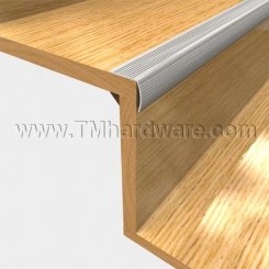 Pemko #2120 Stair Nosing in Aluminum Mill Finish