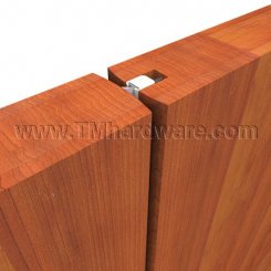 Pemko #300 Meeting Stile, Mortised Aluminum or Bronze with Self Adjusting Brush Seal, .375" Gaps