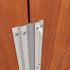 Pemko #305N Meeting Stile, Surface Mounted, Aluminum or Bronze and EPDM Seal