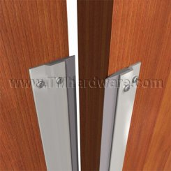 Pemko #305N Meeting Stile, Surface Mounted, Aluminum or Bronze and EPDM Seal