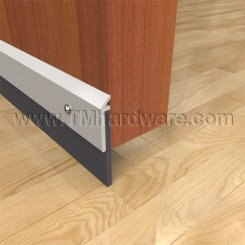 Pemko #3151N Door Bottom, 1.25" Aluminum Casing with 1" Neoprene Seal