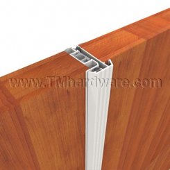 Pemko #3444 Meeting Stile, Aluminum, Locking Spring Bolt with Double Seal, Outswing Doors