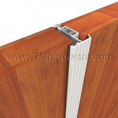 Pemko #3494 Meeting Stile, Aluminum, Locking Spring Bolt with Double Seal for In-swing Doors