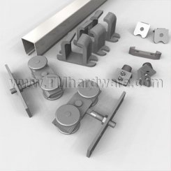 H600S-OH Steel sliding door series- 600 Lbs.