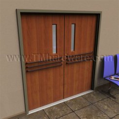 Rockwood 47-3 / Series 47, Straight Triple Push/Pull Bar, 24" - 36"