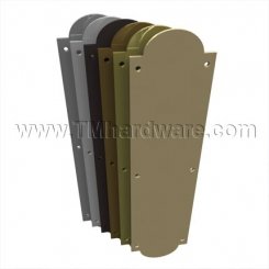 Rockwood 76 Push Plate, Decorative Design, Standard Guage .050" Thick