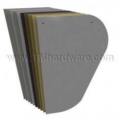 Rockwood 84 Push Plate, Irregular Design, Standard Guage .050" Thick