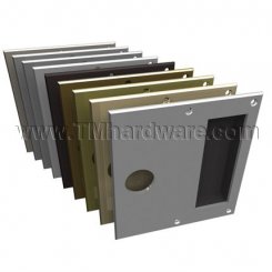 Rockwood 94DL - Dead Lock Flush Door Pull, 6.125" x 5" or 6.125" x 8"