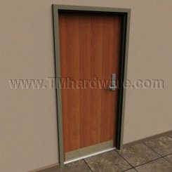 Rockwood K1038, Kick Plate for door, Economy Duty Metal  .038" Thick