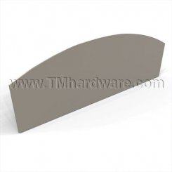 Rockwood Standard Duty Shaped Metal Door Plate, .050" Thick