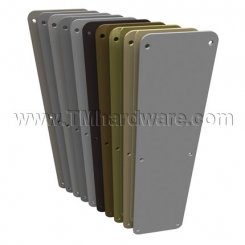 Rockwood 70RC Push Plate, Round Corner, Standard Guage .050" Thick