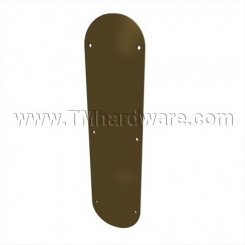 Rockwood 71RE Push Plate, Round Edge, Heavy Weight .062" Thick