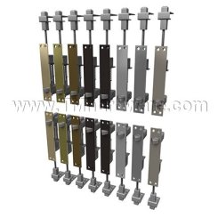 Rockwood Automatic Flush Bolt Set #2842 or Top Bolt Only #2840, for Metal Doors