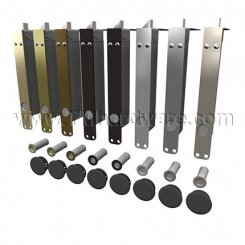 Rockwood Self Latching Flush Bolt with Bottom Fire Bolt for Wood Doors #2949