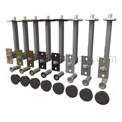 Rockwood Automatic Flush Bolt with Bottom Fire Bolt for Wood Core and Composite Doors #2960