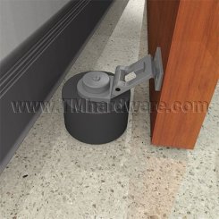 Rockwood 464 Heavy Duty Cast Brass Door Bumper With Holder