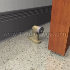 Rockwood 482 Heavy Duty Cast Brass Floor Mounted Door Stop