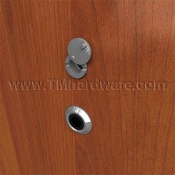 Rockwood #627, 190° Door Viewer with Heavy Duty Privacy Cover - QuickShip, Bright Chrome Finish
