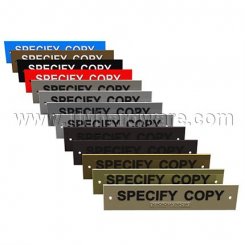 Rockwood #BF680, Engraved Sign with Braille Translation and Custom Text