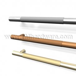 Rockwood MezzoTek RM2132 - RM2142 Push Bar with GripZone, up to 36" CTC