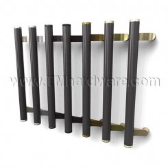 Rockwood SoftTek RM2640 Offset Pull with a Black Santoprene Base and Contrasting Post, up to 84"