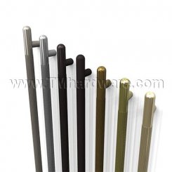 Rockwood LineaMax RM3751 - RM3752 Straight Pull with Grooved Grip Zone - Round Ends, up to 8 FT OA