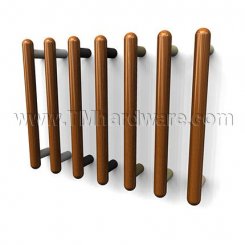 Rockwood ArborTek RM4104 - RM4124 Wooden Straight Pull with Contrasting Posts and Round Ends, up to 48" OA
