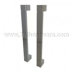 Rockwood AccenTek RM4750 Solid Groove Stainless Steel Straight Pull with 1/2" x 1-1/4" Grip - up to 4FT CTC