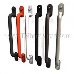 Rockwood AccenTek-Formed RM4800 Solid Pull with Base Plate and Distinguished Fastener Heads, up to 3FT