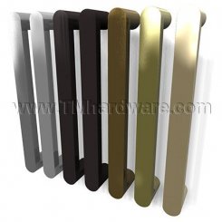 Rockwood PlanTek RM5210 - RM5220 Straight Flat Front Pull with Radius Ends, 10" - 18" CTC