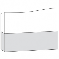 Rockwood One Sided Angled Kick Plate KB1150