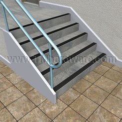 Wooster Supergrit W121BF, W231BF, W241BF New Concrete Non slip stair treads 1.875" - 4" Depth