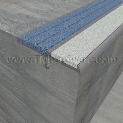 Wooster M231BF-NG No-Slip Treads with NITEGLOW, New Concrete Stairs, 3" Depth