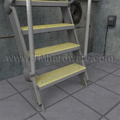 Wooster No-Slip Ladder Cap Treads 842, 862, 892, NAVSEA Approved, 4" - 9" Depth
