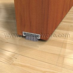 Zero #254 Door Sweep, Mortised Track with .187" Pile Brush Seal