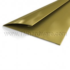 Zero #119WB Metal Weatherstrip, Adhesive Bronze Cushion Spring - Quick Ship