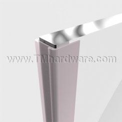 Zero #135 and #136 Glass Edge Protection, Adhesive PVC, .5" and .75" Door Width