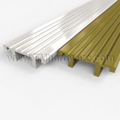 Zero #1682 Carpet Divider, 1.75" Aluminum or Bronze, .5" Height
