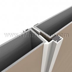 Zero #1840-41 Meeting Stile, Double Security Set, Neoprene and Pile Seal