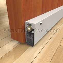 Zero #361, Automatic Door Bottom, Surface Mounted, Heavy Duty, Sponge Neoprene Seal, 1" Drop