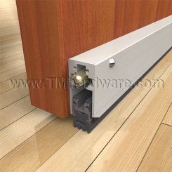 TMH Automatic Door Bottom, Surface Mounted, Heavy Duty, Sponge Neoprene Seal, 1" Drop